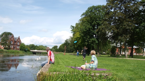 Vedels Park - a green oasis in Ribe