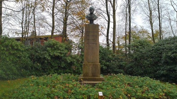 Statue af Frederik VII i Skjern