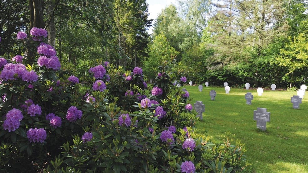 The german refugee cemetery in Oksbøl