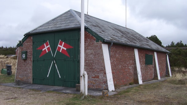 Die alten Rettungsstationen in Nymindegab