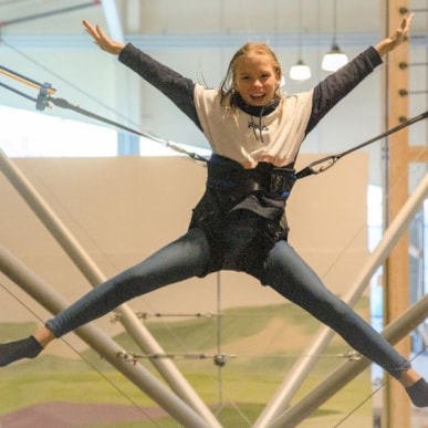 Skyrider, High Jumpers og Klatring - 3 aktiviteter i Lalandia