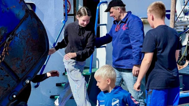 Offener Hafen in Hvide Sande