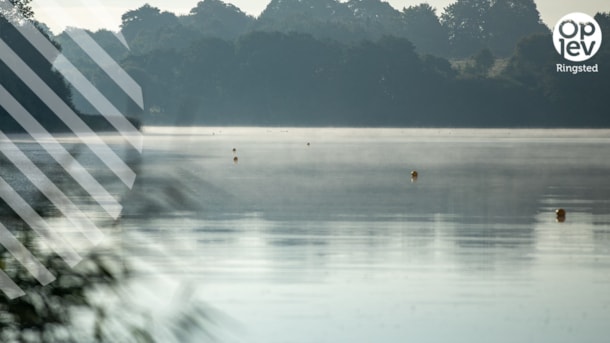 Outdoor swimming lake