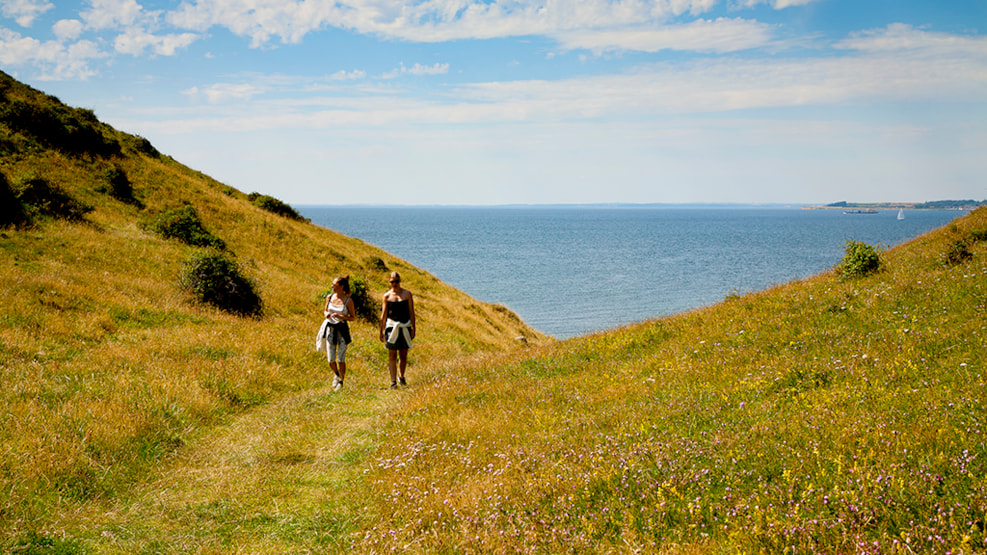 Hiking paths on Samsø