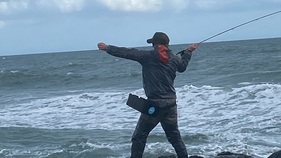 Fishing from the moles in the Skagen area