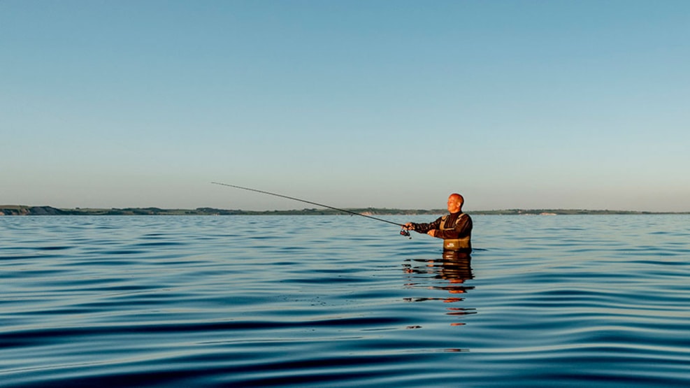 Fishing from the Pier in Aalbæk