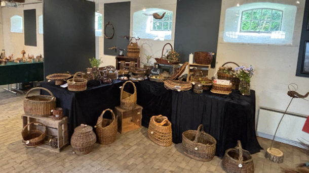 Jenle, Arbejdende Værksted, træ og pilflet- Limfjordsfortællinger