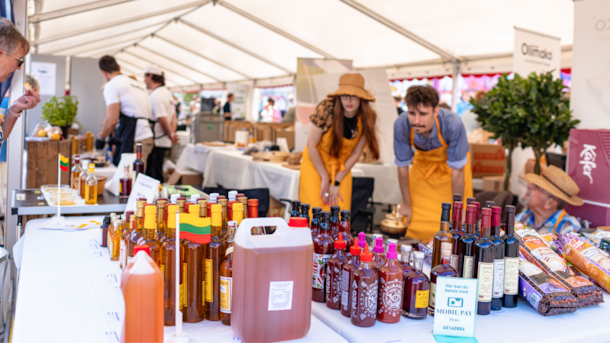 kulinarischer Lebensmittelmarkt