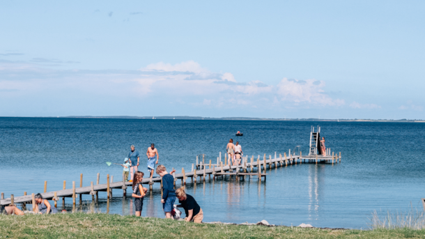 Smørmosen Beach on Thurø