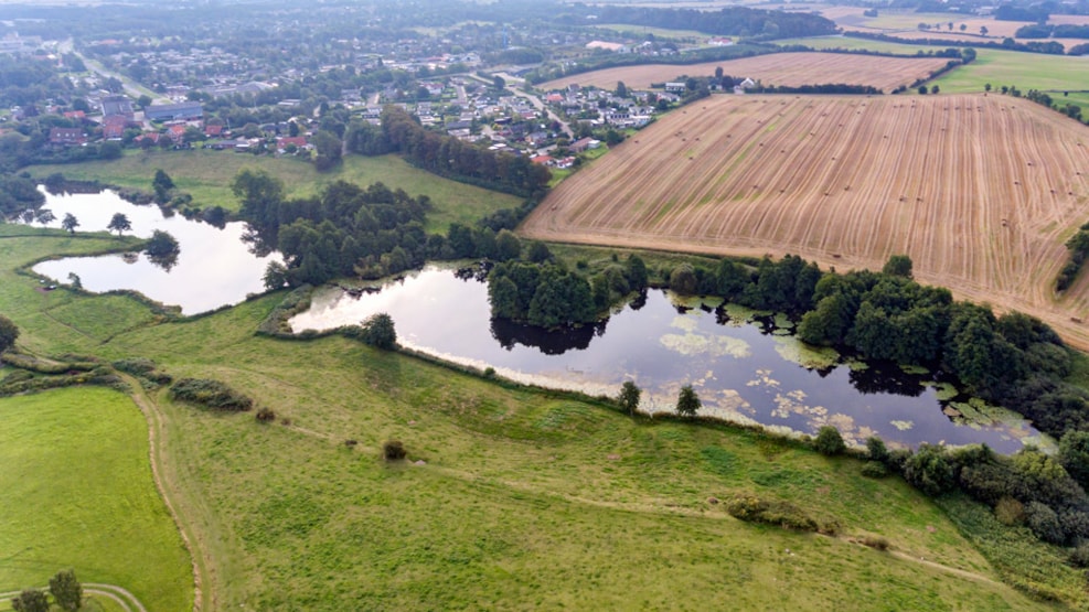 Fishing at Gammeldam in Nordborg