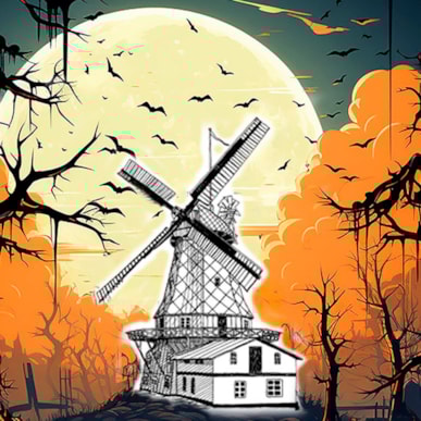 Halloween hos Elstrup Mølle