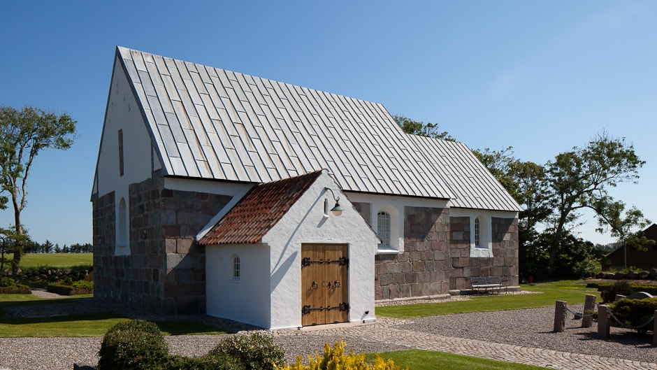 Grurup Church in Sydthy