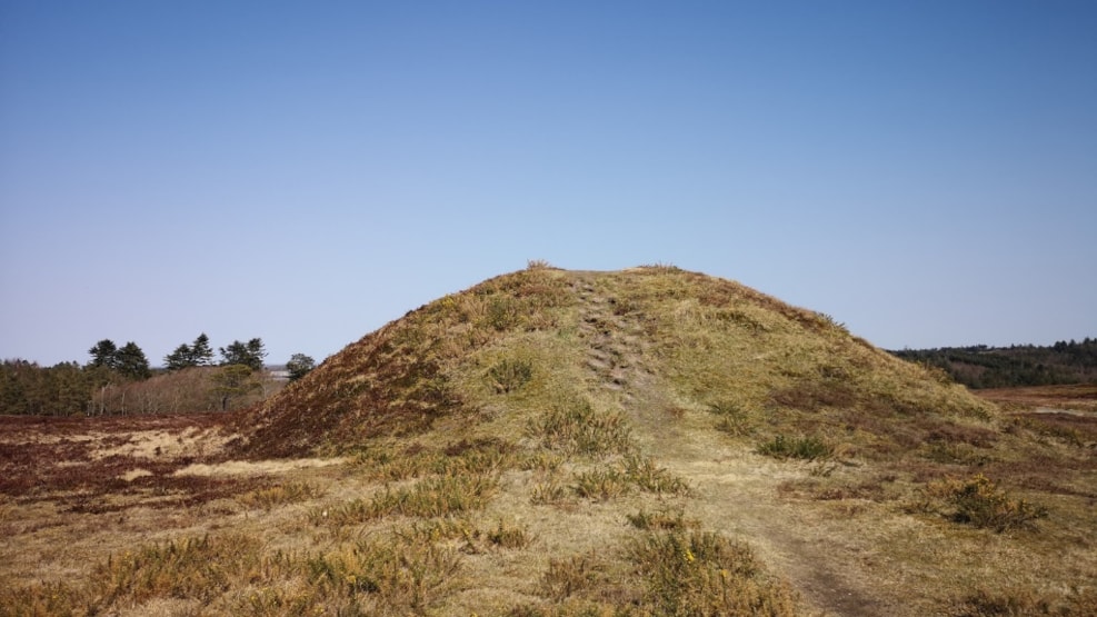 The ancient mounds at Ydby Skjold