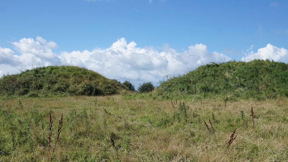 Gravehillocks at Tryggelev Nor