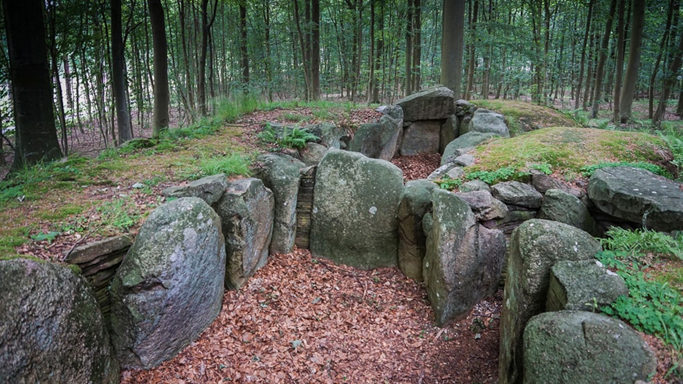 Double passage grave in Tvede Forrest