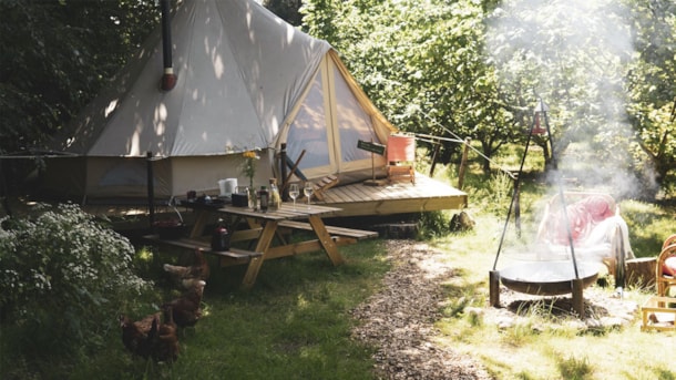 Tiki Camp - Denmark’s first ‘Glampsite’