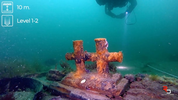 Wreck dive: The Torpedo Boat - The southern part of the Langeland Belt