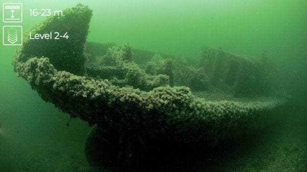 Wreck dive: The Island - The southern part of the Langeland Belt