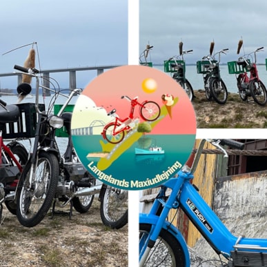 Langelands Maxiudlejning - Erleben Sie Langeland auf einem Oldtimer-Moped