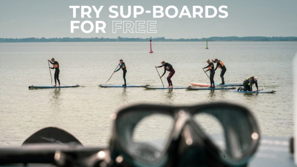 [DELETED] Rudkøbing: Testen Sie SUP-Boards (kostenlos)