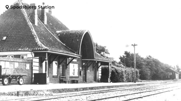 Landsbyhistorie: Spodsbjerg station