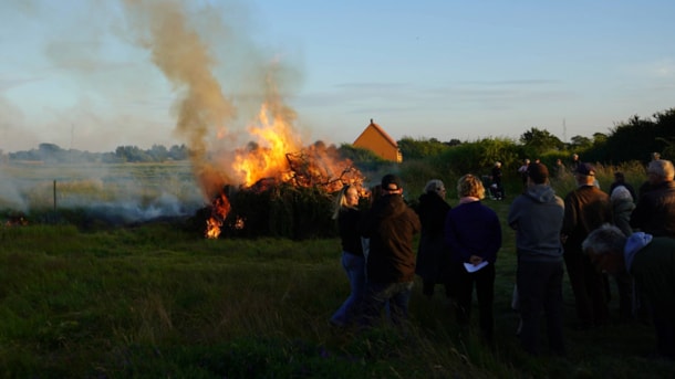 Sankt Hans Aften på Langeland og Strynø