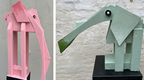 Children's Culture Festival: Build imaginary animals from recycled wood