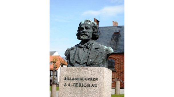 Buste af billedhugger Jens Adolf Jerichau
