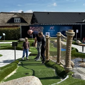 Minigolf ved Sandager Næs Camping