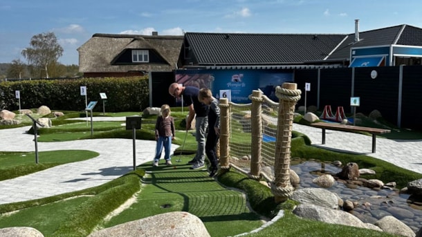 Minigolf ved Sandager Næs Camping