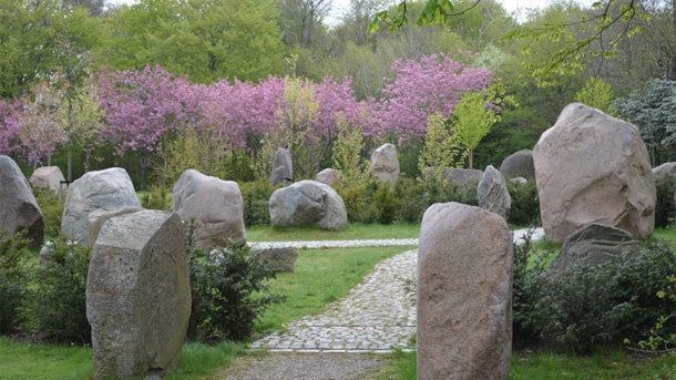 Troldeparken in Vejen and "The singing stones"
