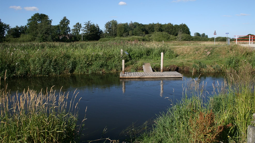 Bathing place at Kongeåen, Frihedsbroen