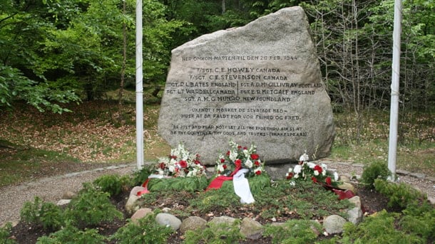 Monument of an English Bomber
