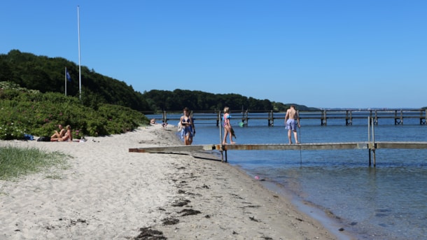Løverodde Strand at Kolding - Beach with plenty of room for activities on land