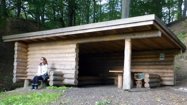 Påby Shelter (Kolding Å) - Übernachtung in der Natur mit herrlichem Blick auf die Wiesen von Kolding Å