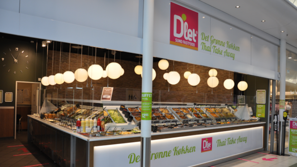 D’let – Det Grønne Køkken - Delicious buffet in Kolding storcenter 