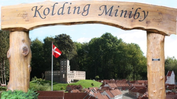 Kolding Mini Stadt im Geographischen Garten in Kolding