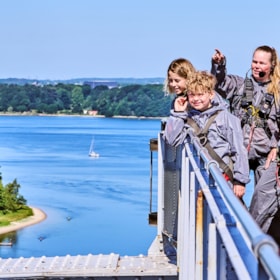 Geh auf eine Bridgewalking-Tour