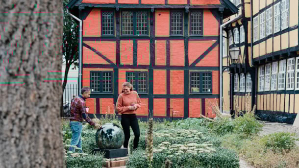 Det Gamle Borgerhus - Koldings ældste hus, placeret i midtbyen