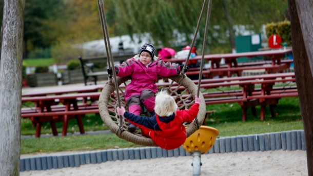 Legeparken i Kolding - Stor gratis legeplads midtbyen i Kolding 