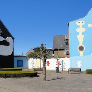 Gavlmalerierne i Brande (The Murals in Brande)