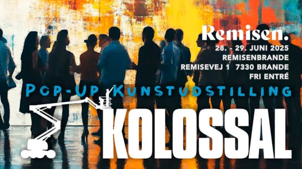 Kolossal Pop-up Kunstudstilling - Street art & grafitti