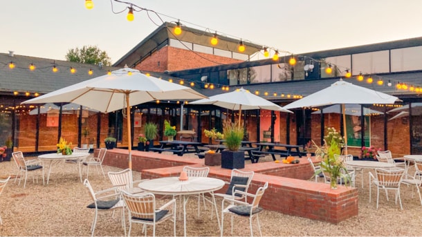 Sommer-grill i Atriumgården
