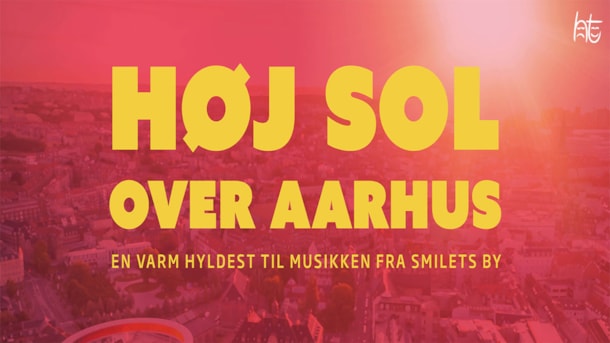 Høj sol over Aarhus