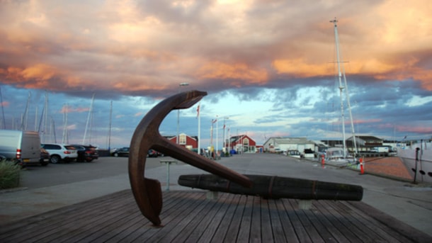 The anchor from the Frigate Jylland