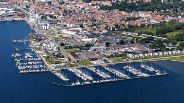 Autocamperpladsen på Horsens Marina