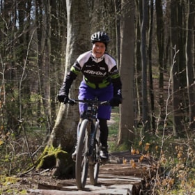 The mountain bike trail in Juelsminde