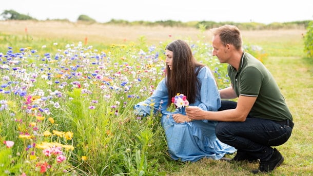 Pick-your-own flower fields in The Coastal Land