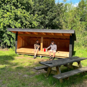 Campsite at the Horsens-Silkeborg Nature Trail