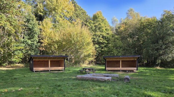 Shelterplads i Skablund Skov